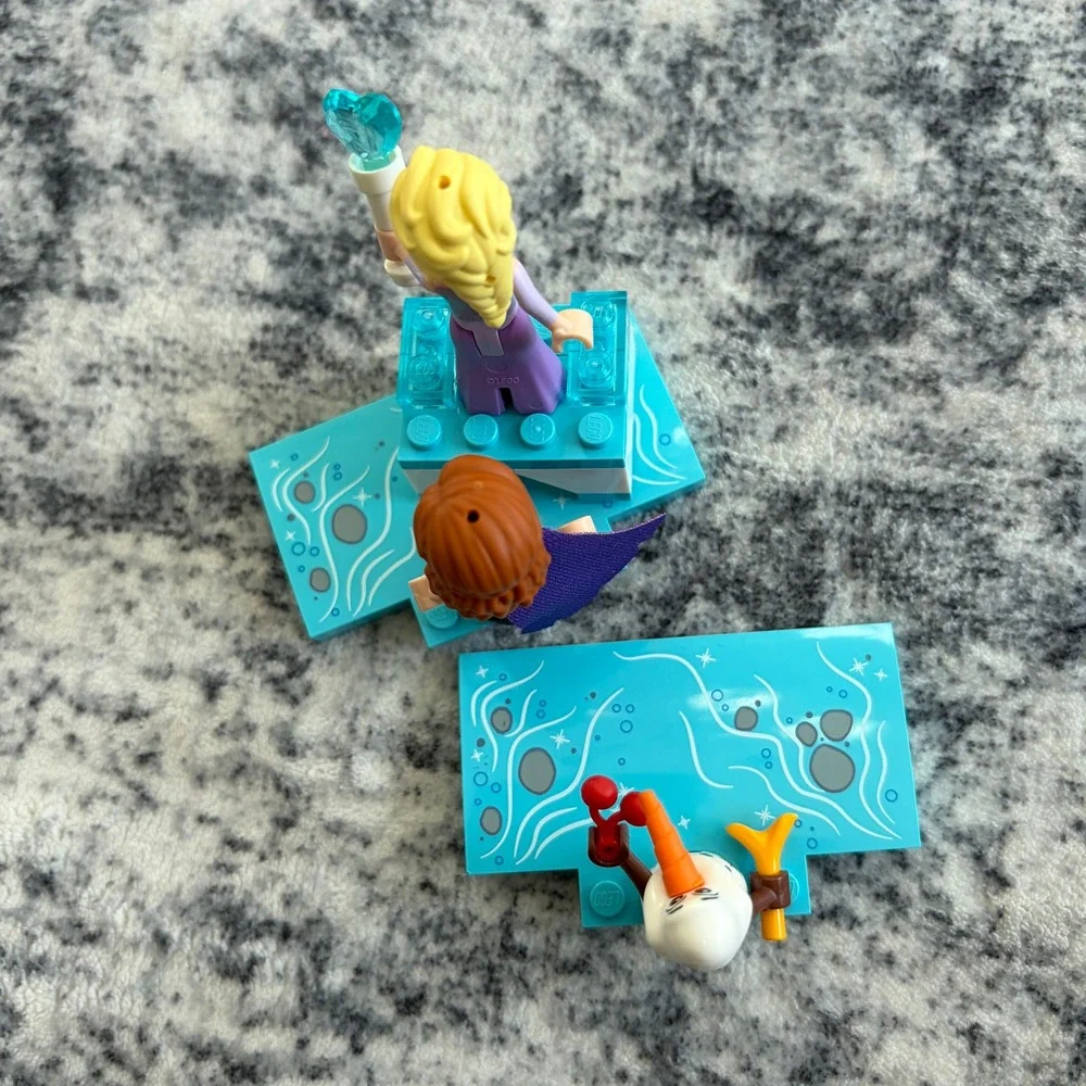 LEGO Disney Frozen Elsa Anna Olaf Winter Throne Canoe Expedition Lot Kids Toy